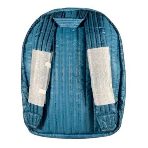 S Michael Kors Winnie Medium Quilted Nylon Blue Backpack 35T0UW4B2C NWT $398 main image 7